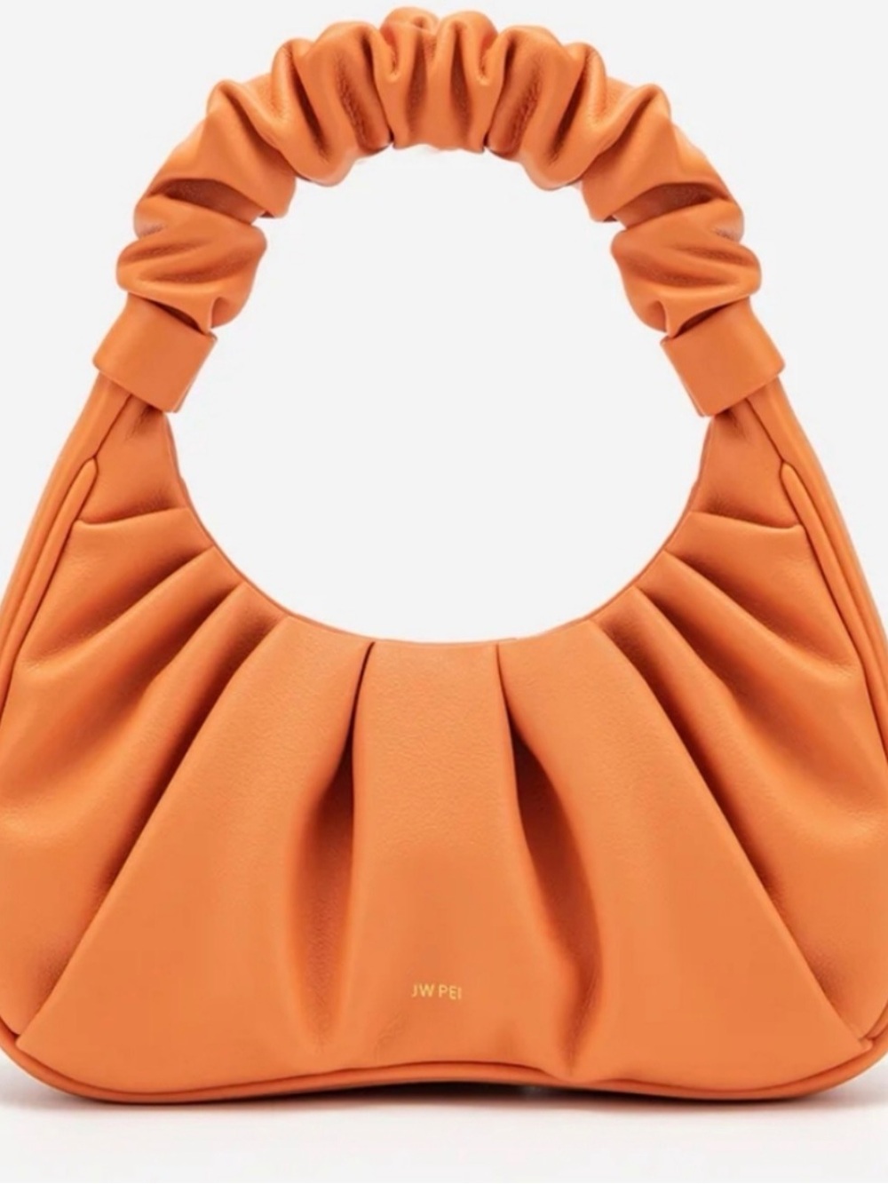 JW PEI Tangerine Ruched Top-Handle Shoulder Bag